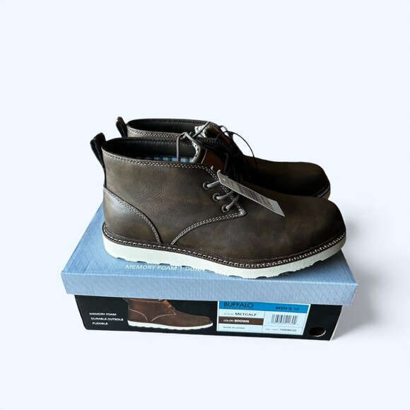 Buffalo by David Bitton Metcalf Men’s Casual Chukka Boot Brown Size 12 - Picture 3 of 7
